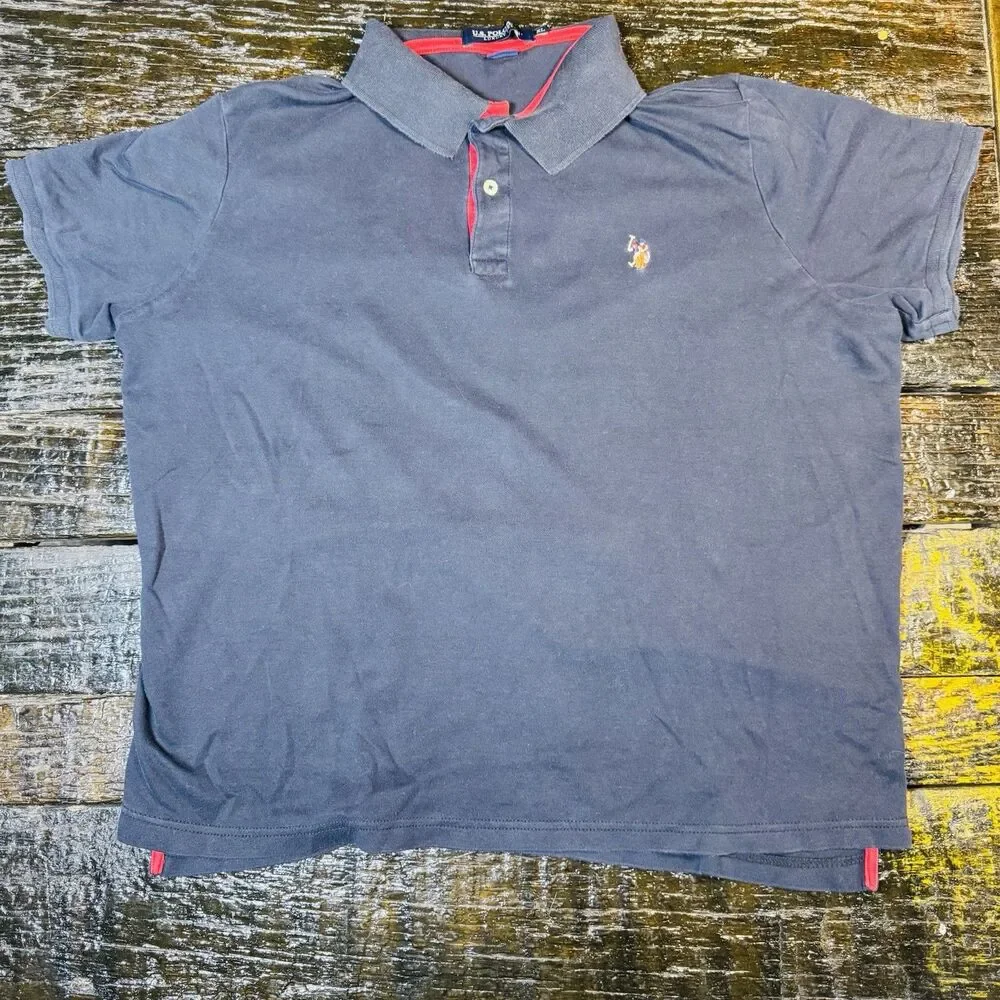 Polo by Ralph Lauren Polo Shirt Short Sleeve Men XL Blue Red